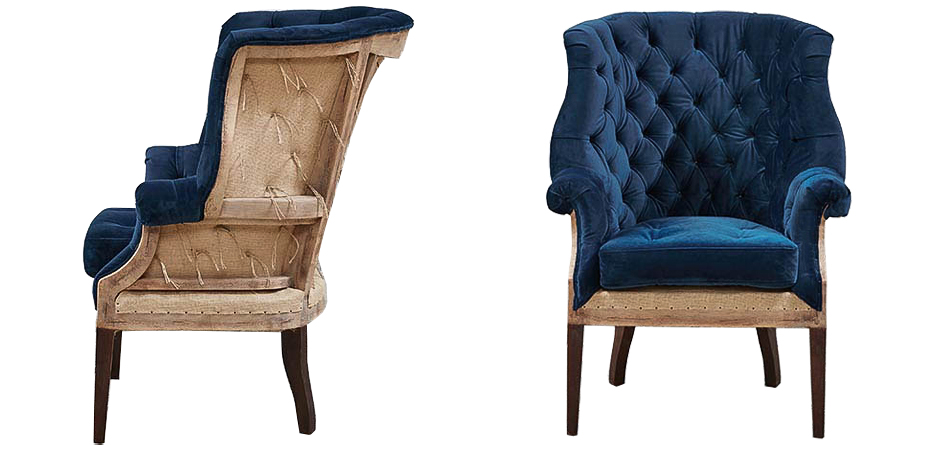 Кресло Gamilton Armchair Blue Кресло Gamilton Armchair Blue - Loft-Concept в Костроме