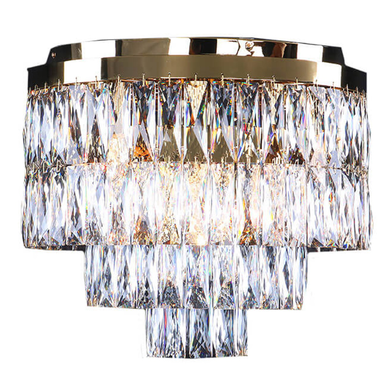 Потолочная люстра Crystal Regena Gold Chandelier Глянцевое золото Прозрачный (Transparent) Потолочная люстра Crystal Regena Gold Chandelier Глянцевое золото Прозрачный (Transparent) в Костроме | Loft Concept