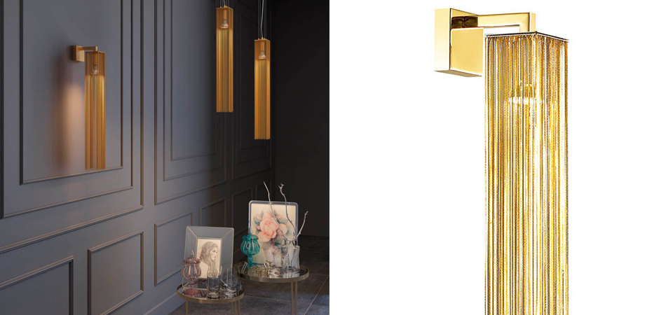 Бра Atlantis Chain Gold One Sconces Бра Atlantis Chain Gold One Sconces - Loft-Concept в Костроме