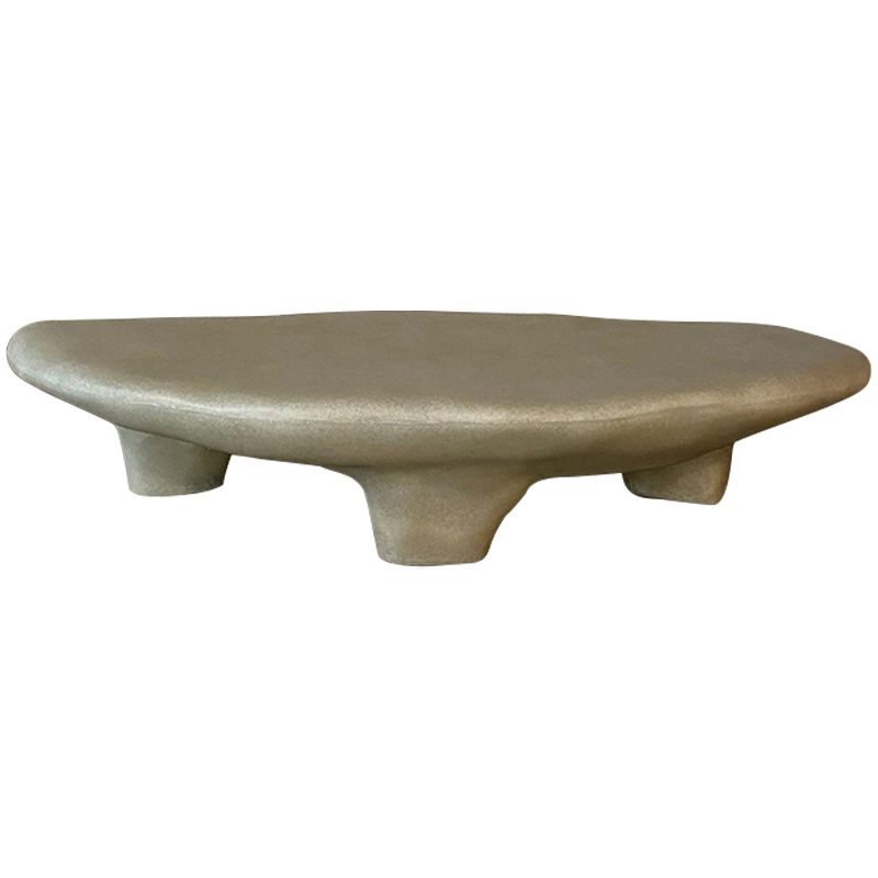 Кофейный стол Stone Coffee Table White Бежево-серый Кофейный стол Stone Coffee Table White Бежево-серый в Костроме | Loft Concept