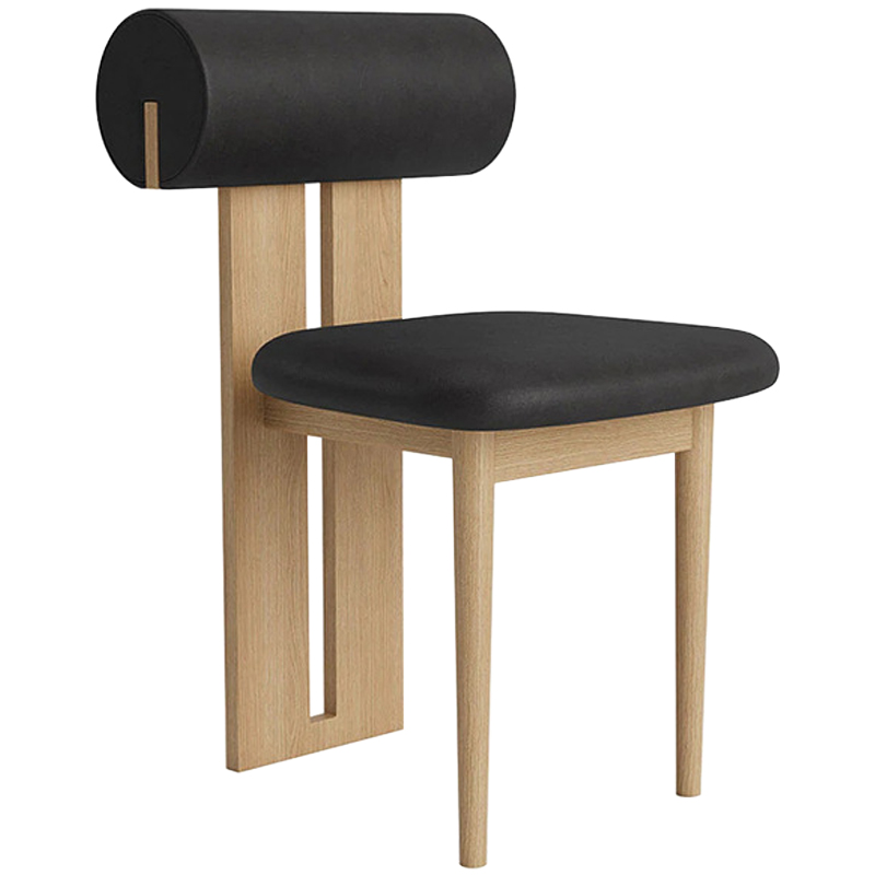 Стул Behemo Black Fabric Chair Древесина Черный Стул Behemo Black Fabric Chair Древесина Черный в Костроме | Loft Concept