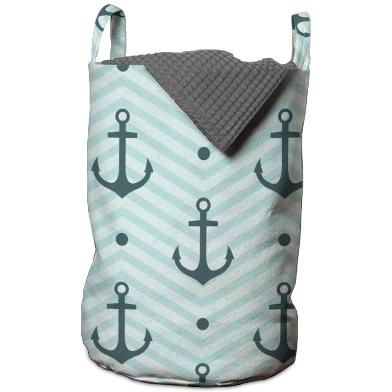 Корзина Anchors Basket Светло-голубой Бирюзовый Корзина Anchors Basket Светло-голубой Бирюзовый в Костроме | Loft Concept