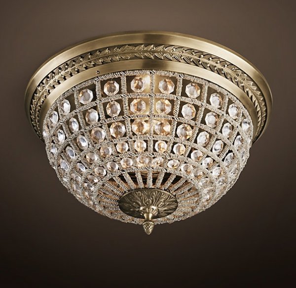 Потолочный светильник RH 19th c. Casbah Crystal Top 43 Темная бронза винтаж Потолочный светильник RH 19th c. Casbah Crystal Top 43 Темная бронза винтаж в Костроме | Loft Concept