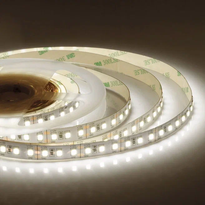 Светодиодная лента 10W/m 120LED/m 3528SMD теплый белый 5M Белый Светодиодная лента 10W/m 120LED/m 3528SMD теплый белый 5M Белый в Костроме | Loft Concept