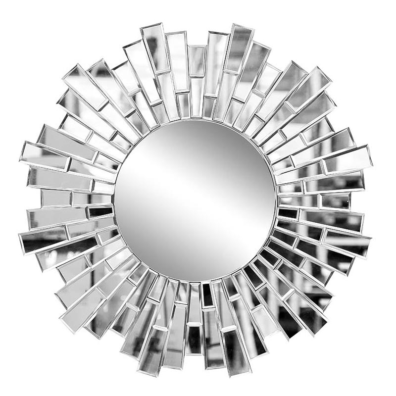 Зеркало Mirror Beams Round Mirror Зеркало Mirror Beams Round Mirror в Костроме | Loft Concept