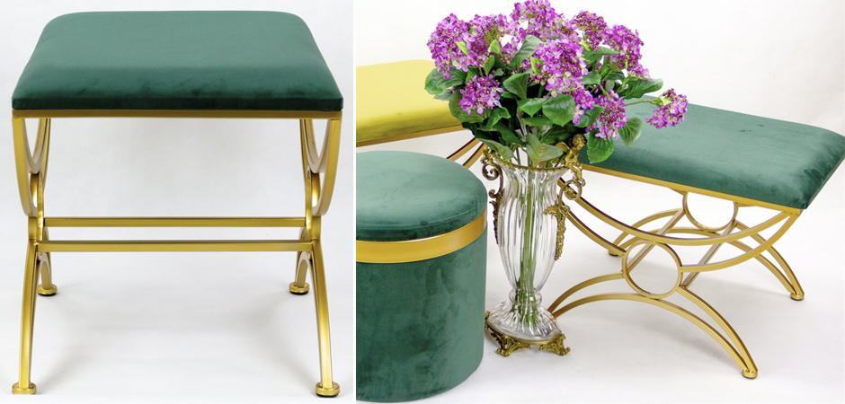 Пуф Art Deco Shapes Emerald Пуф Art Deco Shapes Emerald - Loft-Concept в Костроме