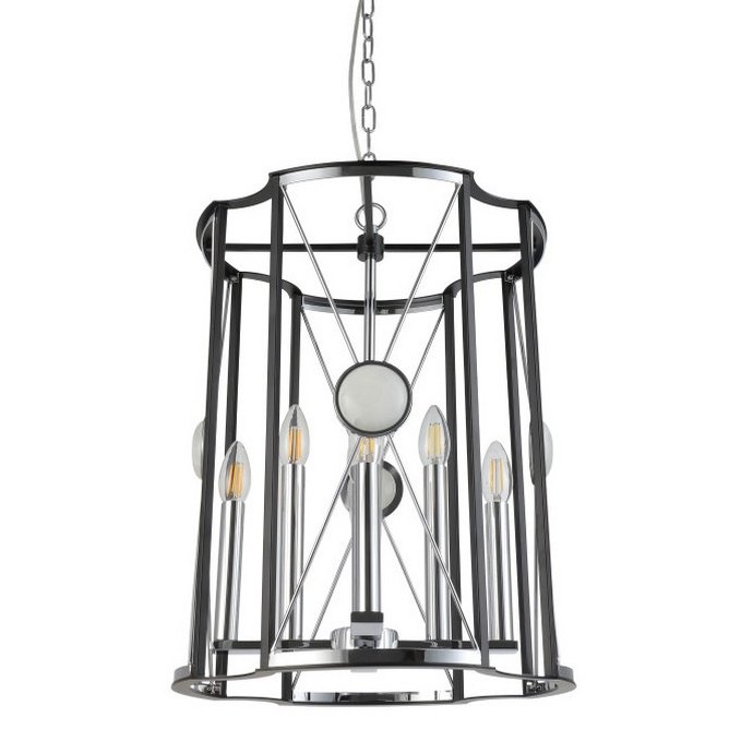 Люстра Candles Cell Chromium Хром Черный Люстра Candles Cell Chromium Хром Черный в Костроме | Loft Concept