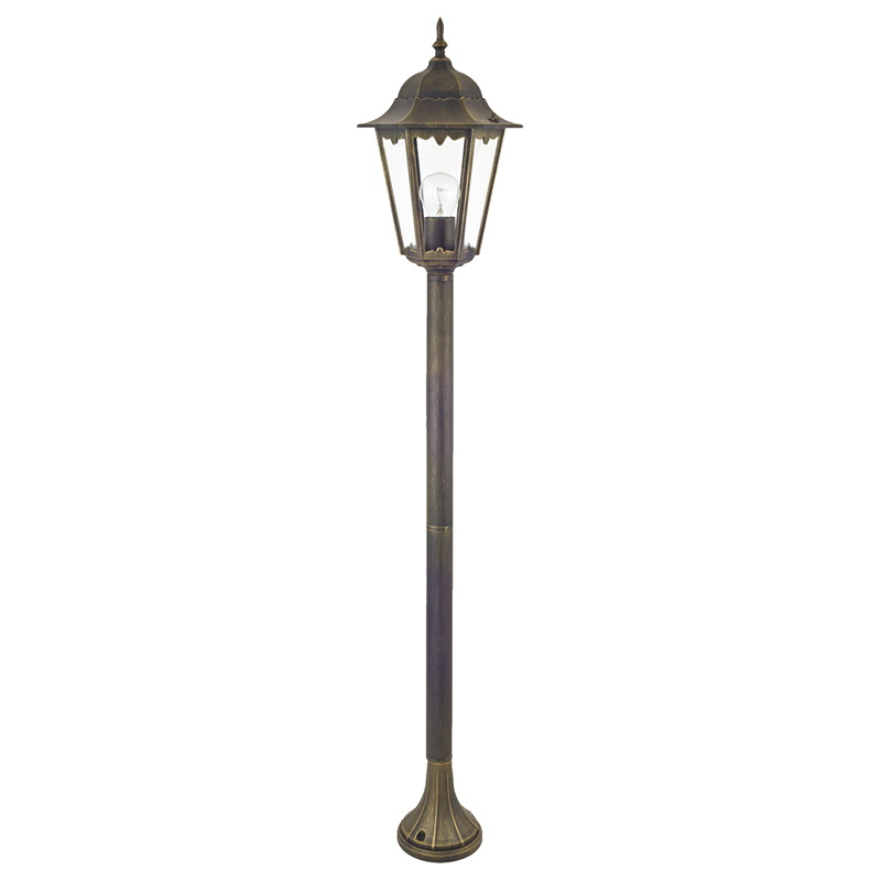 Уличный светильник Leclerc Street lamp Винтажный черный Прозрачное Стекло Уличный светильник Leclerc Street lamp Винтажный черный Прозрачное Стекло в Костроме | Loft Concept