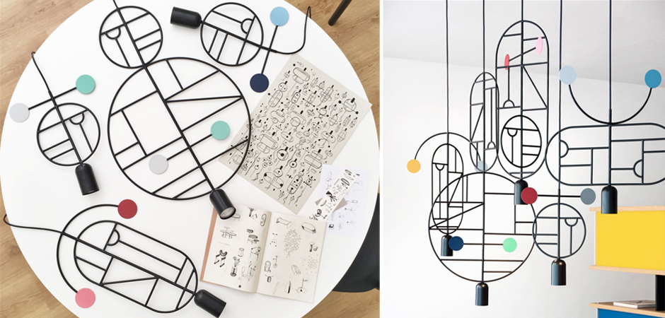 Подвесной Светильник Lines & Dots Home Adventures LD01 Подвесной Светильник Lines & Dots Home Adventures LD01 - Loft-Concept в Костроме