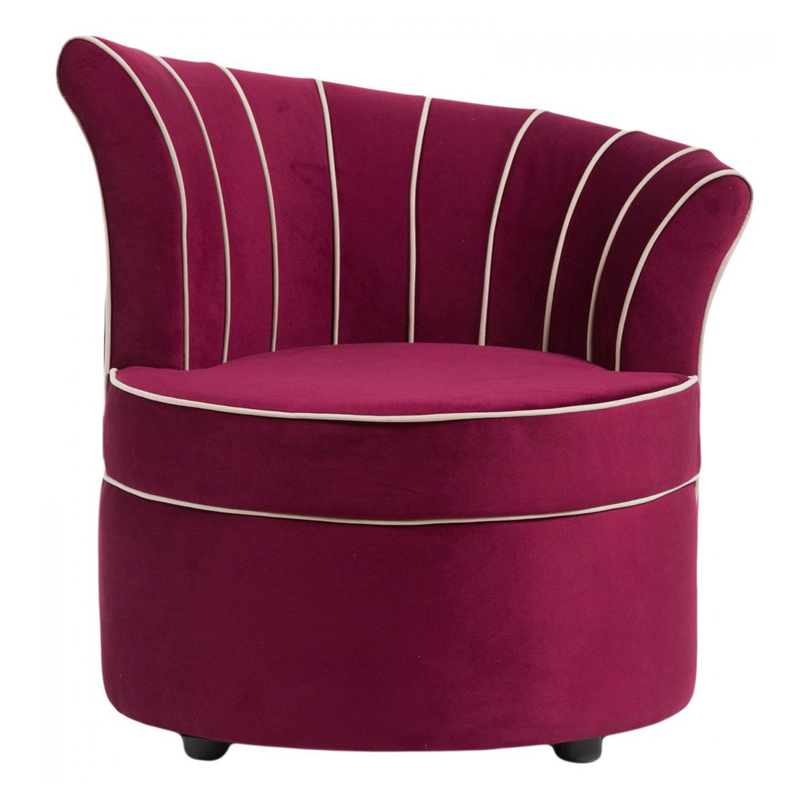 Кресло Curly Backrest Violet Лиловый Кресло Curly Backrest Violet Лиловый в Костроме | Loft Concept