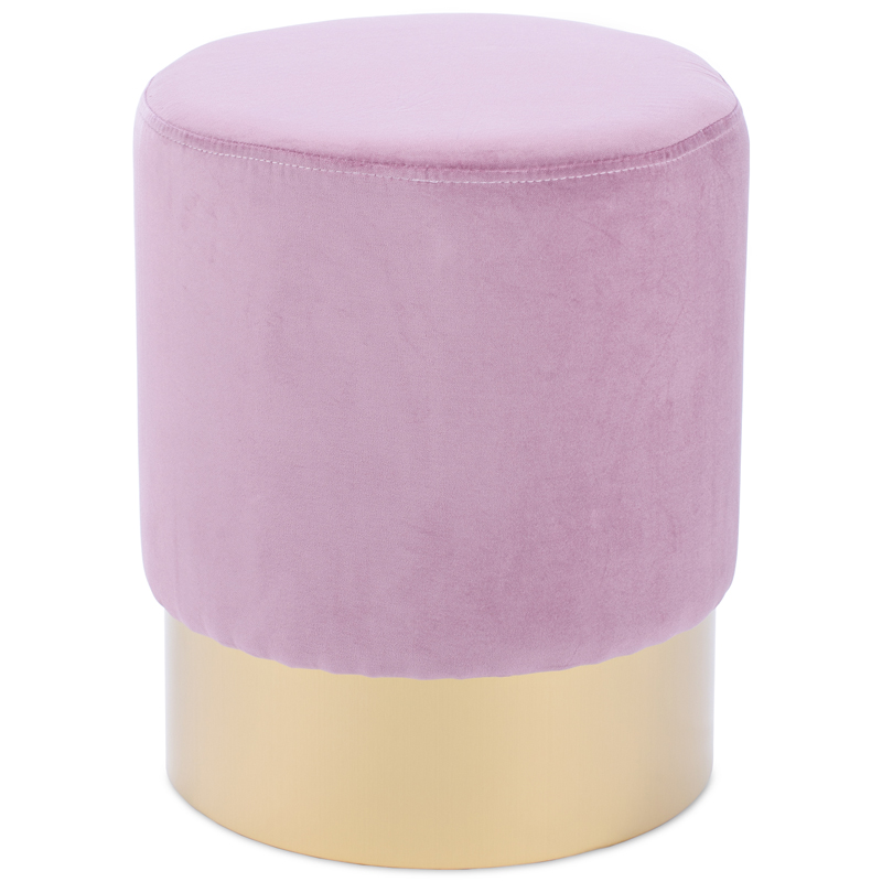 Пуф Una Puff pink Розовый Золотой Пуф Una Puff pink Розовый Золотой в Костроме | Loft Concept
