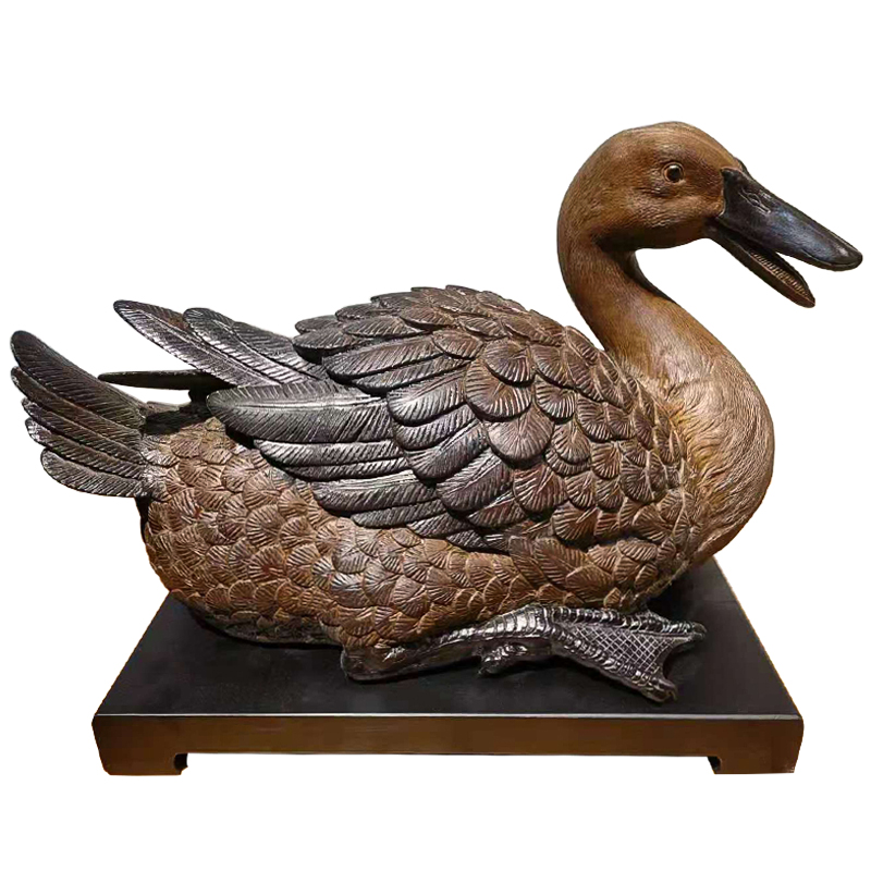 Статуэтка Terracotta Duck Коричневый Статуэтка Terracotta Duck Коричневый в Костроме | Loft Concept