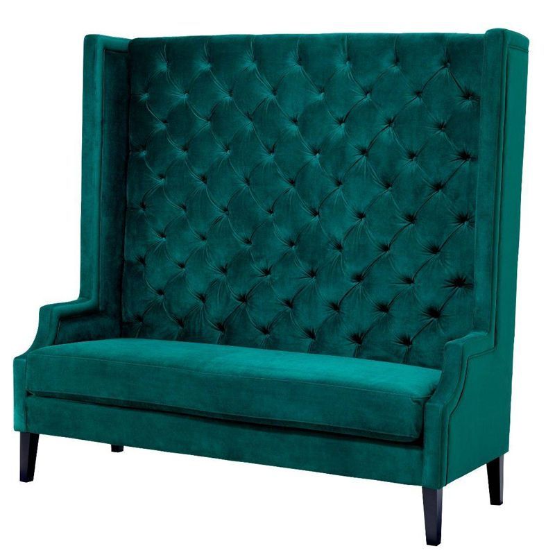 Диван Eichholtz Sofa Spectator Изумрудный Черный Диван Eichholtz Sofa Spectator Изумрудный Черный в Костроме | Loft Concept