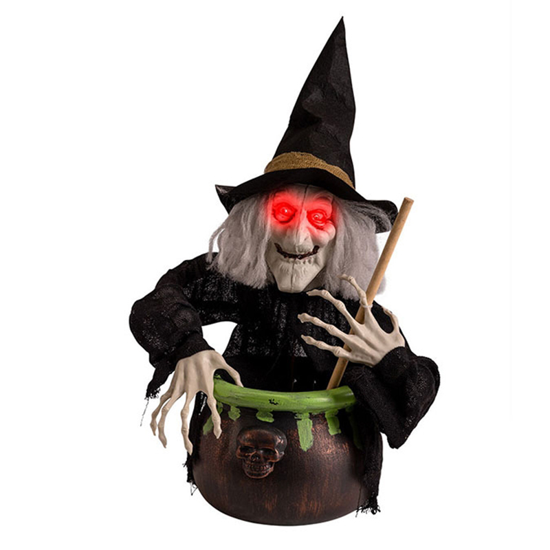 Статуэтка HALLOWEEN Witch and Cauldron Серый (Gray) Черный Зеленый Статуэтка HALLOWEEN Witch and Cauldron Серый (Gray) Черный Зеленый в Костроме | Loft Concept