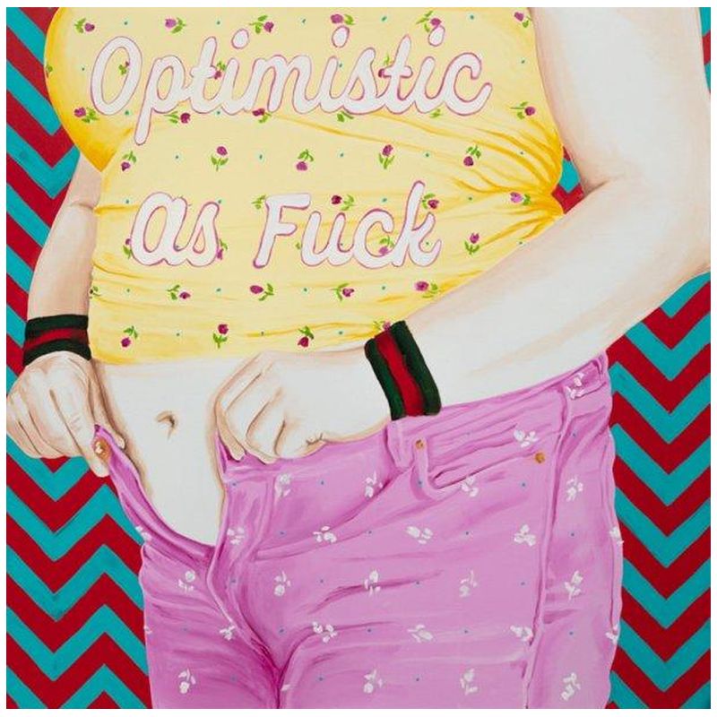 Картина Optimistic as Fuck Мульти Картина Optimistic as Fuck Мульти в Костроме | Loft Concept
