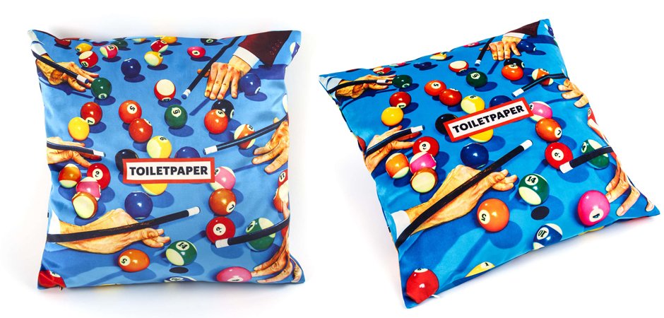 Подушка Seletti Cushion Snooker Toiletpaper Подушка Seletti Cushion Snooker Toiletpaper - Loft-Concept в Костроме