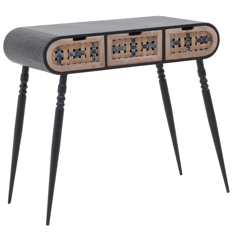 Консоль Fidelia Console Черный Бежево-серый Консоль Fidelia Console Черный Бежево-серый в Костроме | Loft Concept