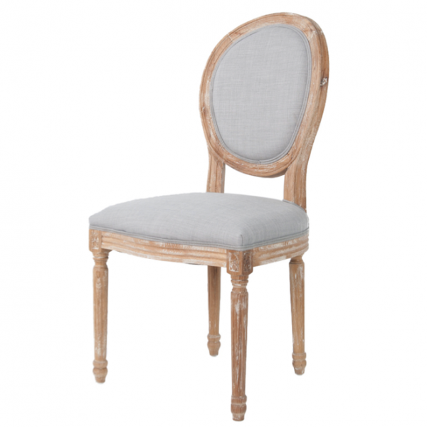 Стул French chairs Provence Light grey Chair Серый Бежевый Стул French chairs Provence Light grey Chair Серый Бежевый в Костроме | Loft Concept