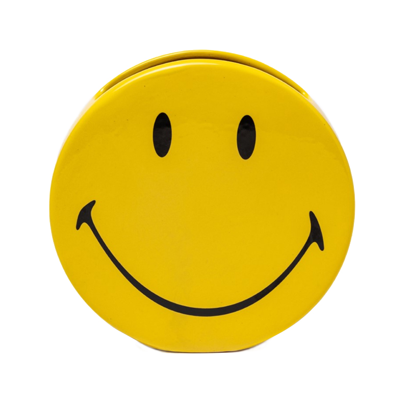 Ваза Seletti Smiley Желтый Черный Ваза Seletti Smiley Желтый Черный в Костроме | Loft Concept
