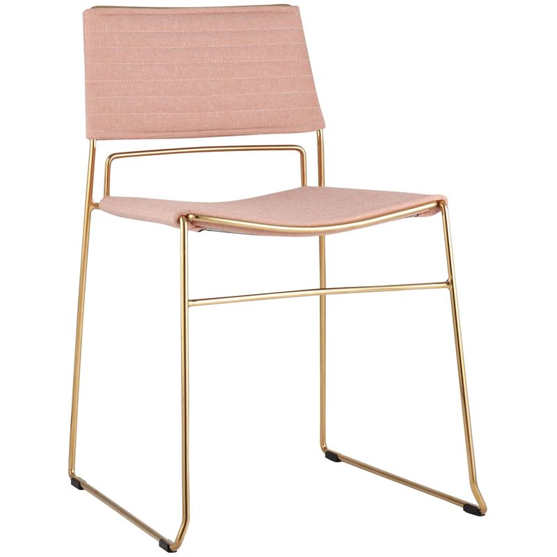 Стул Samuel Chair Розовый Розовый пастельный Золотой Стул Samuel Chair Розовый Розовый пастельный Золотой в Костроме | Loft Concept