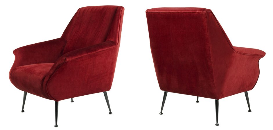 Кресло Eichholtz Chair Trezzo Red Кресло Eichholtz Chair Trezzo Red - Loft-Concept в Костроме