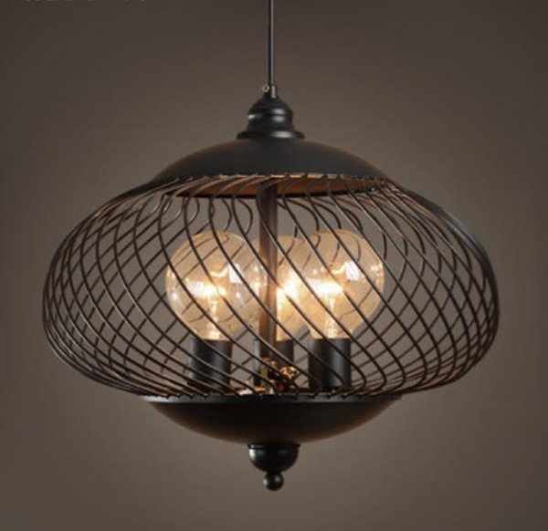 Подвесной светильник Oriental lattice pendant Черный Подвесной светильник Oriental lattice pendant Черный в Костроме | Loft Concept