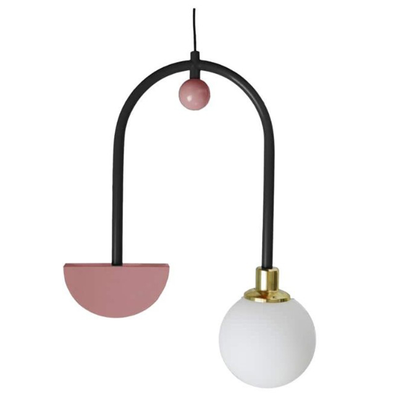 Дизайнерский Светильник Pink Space II Ceiling Lamp by Dovain Studio Белый Розовый Черный Дизайнерский Светильник Pink Space II Ceiling Lamp by Dovain Studio Белый Розовый Черный в Костроме | Loft Concept
