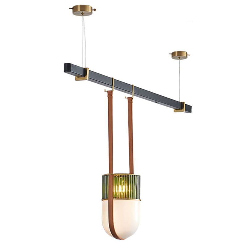 Dario Linear pendant light Черный Синий Желтый Зеленый Dario Linear pendant light Черный Синий Желтый Зеленый в Костроме | Loft Concept