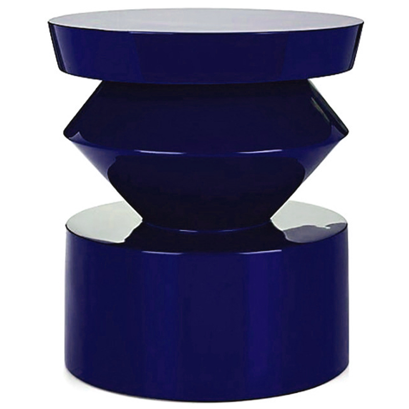 Приставной столик UMA SIDE TABLE Blue Синий Приставной столик UMA SIDE TABLE Blue Синий в Костроме | Loft Concept