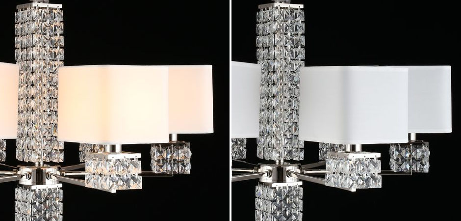 Люстра Square Crystal с Абажуром - Loft-Concept в Костроме