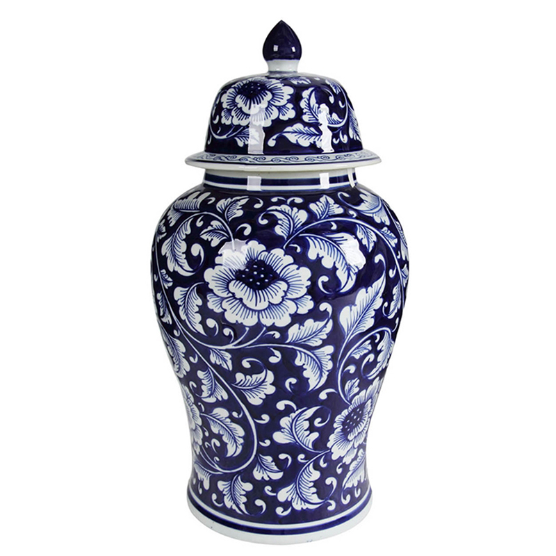 Ваза Celia Vase Белый Синий Ваза Celia Vase Белый Синий в Костроме | Loft Concept