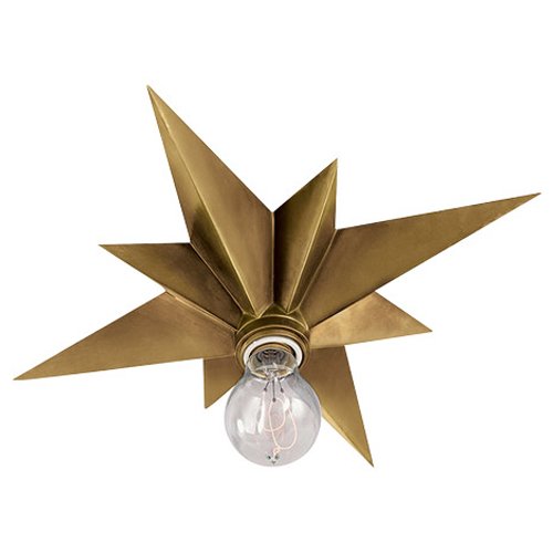 Потолочный светильник Star Ceiling Mount brass Латунь Потолочный светильник Star Ceiling Mount brass Латунь в Костроме | Loft Concept