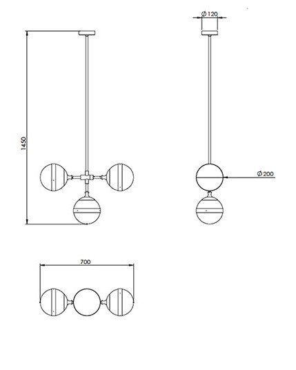 Люстра Peggy Futura lamp III Hangar Design в Костроме