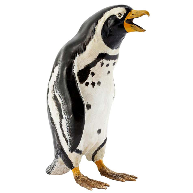 Аксессуар Pingouin Sculpture Черно-белый Латунь Аксессуар Pingouin Sculpture Черно-белый Латунь в Костроме | Loft Concept