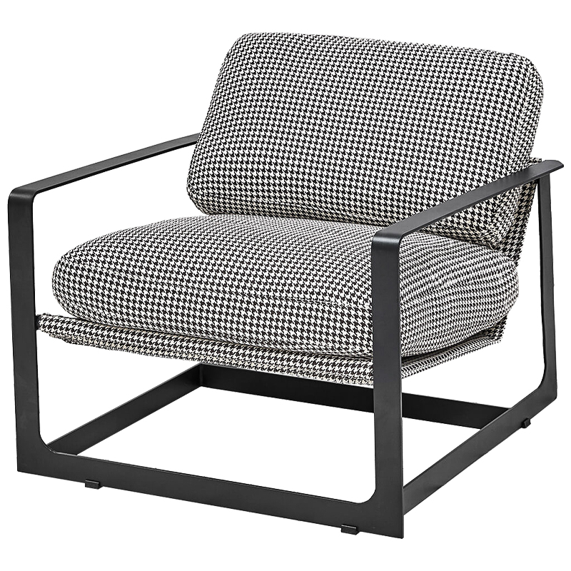 Кресло Elsinore Chair Черно-белый Черный Кресло Elsinore Chair Черно-белый Черный в Костроме | Loft Concept