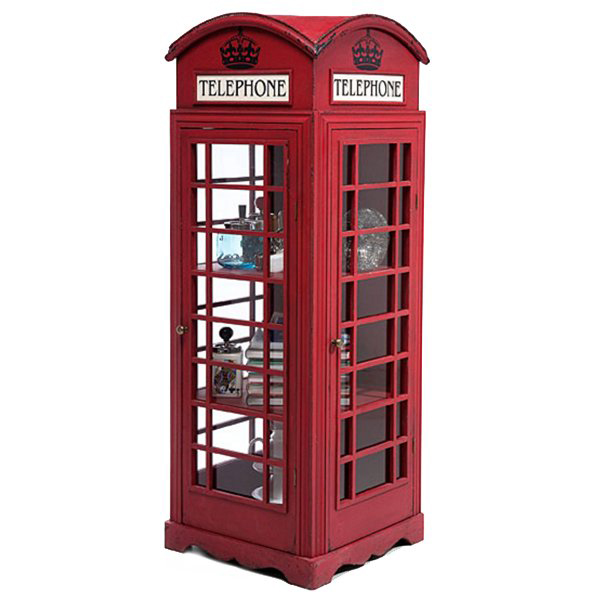 Витрина "Телефонная будка" London telephone box Красный (Red) Витрина "Телефонная будка" London telephone box Красный (Red) в Костроме | Loft Concept
