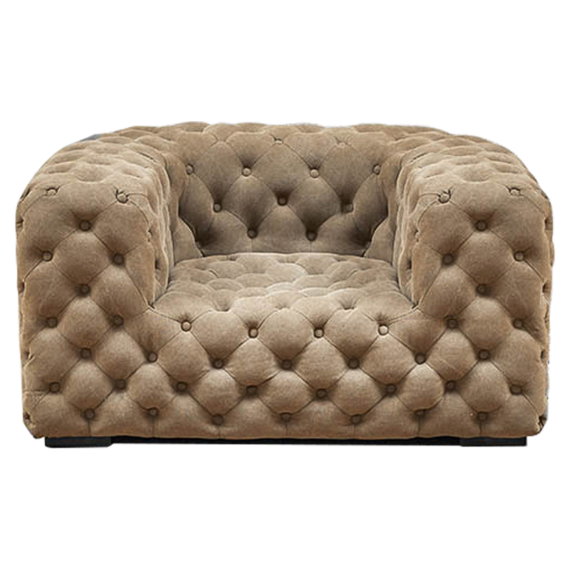 Кресло Soho Tufted Beige Armchair Бежевый Кресло Soho Tufted Beige Armchair Бежевый в Костроме | Loft Concept