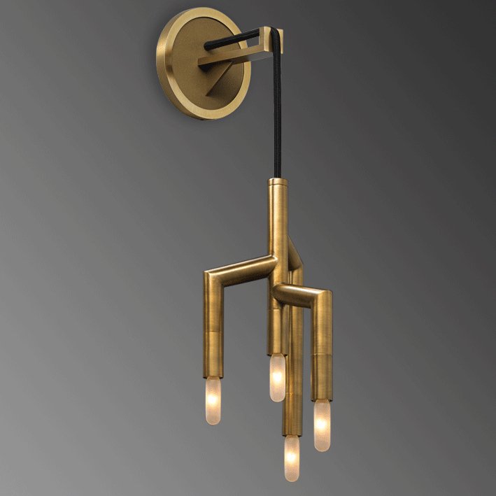 Бра Jonathan Browning - RAMEAU Wall Lamp Латунь Бра Jonathan Browning - RAMEAU Wall Lamp Латунь в Костроме | Loft Concept