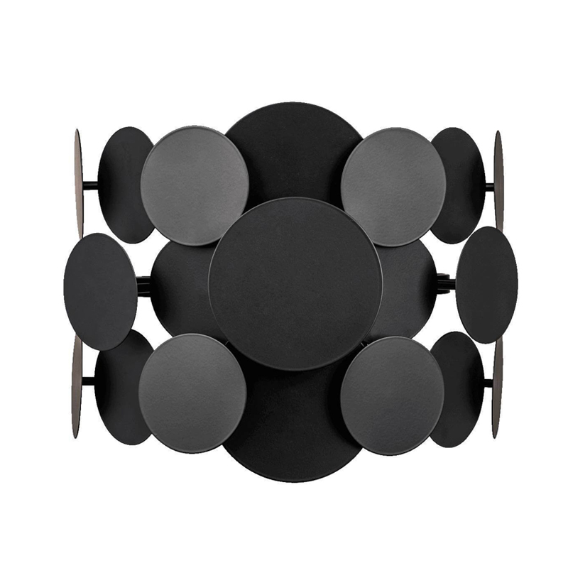 Бра Black Matte Disk Черный матовый Бра Black Matte Disk Черный матовый в Костроме | Loft Concept