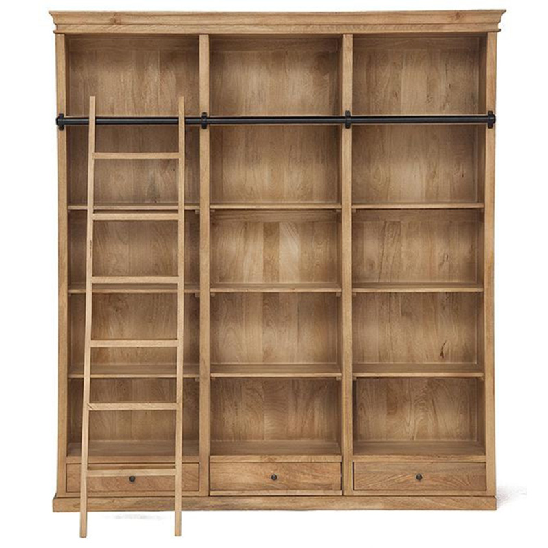 Стеллаж с лестницей Mango Shelving Boleyn Древесина Черный Стеллаж с лестницей Mango Shelving Boleyn Древесина Черный в Костроме | Loft Concept