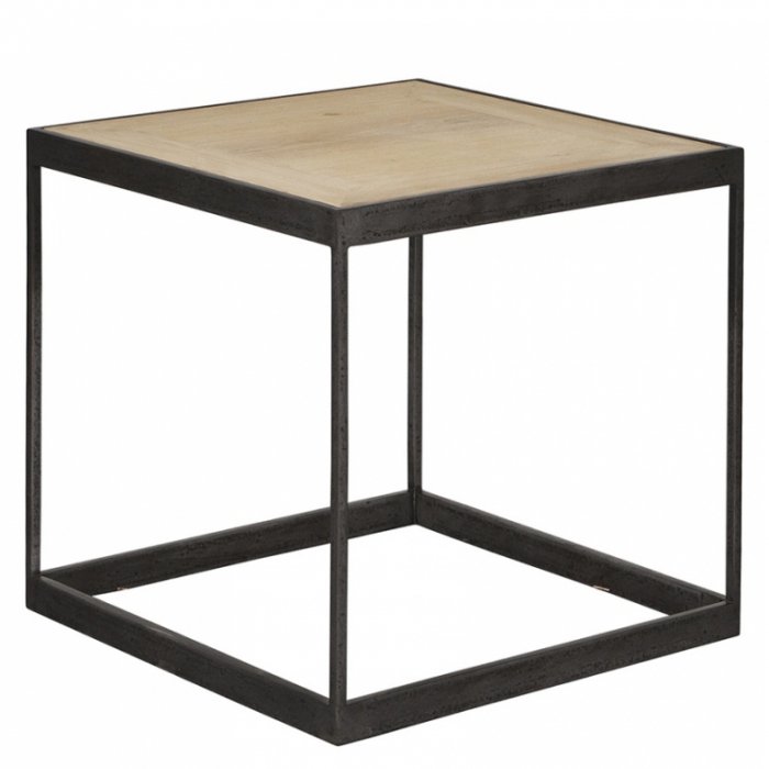 Приставной столик Industrial Oak Side Table Приставной столик Industrial Oak Side Table в Костроме | Loft Concept