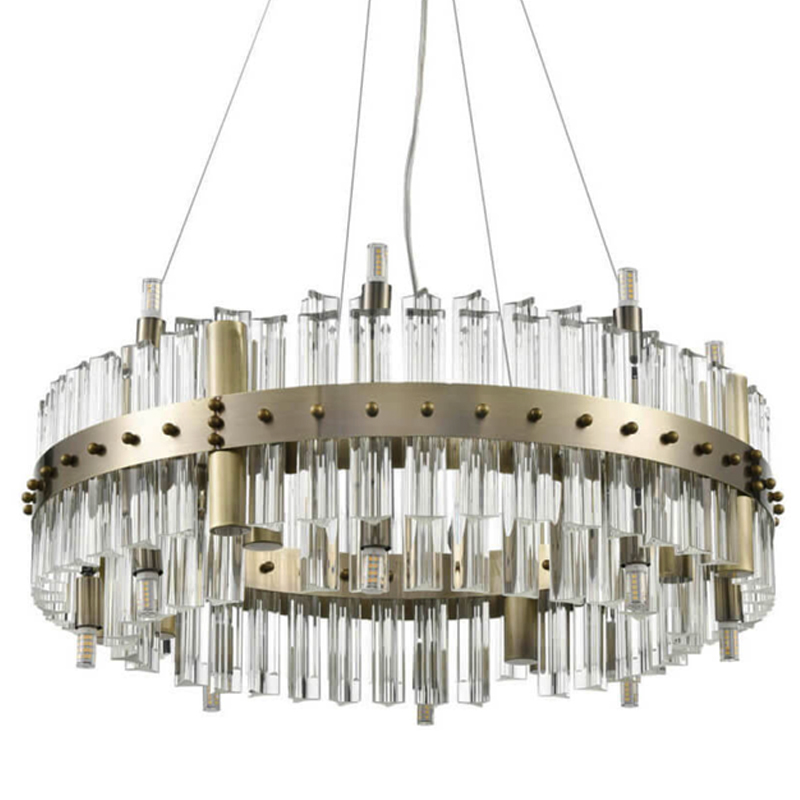 Люстра Saturno Not Baroncelli Bronze Chandelier Бронза Прозрачный (Transparent) Люстра Saturno Not Baroncelli Bronze Chandelier Бронза Прозрачный (Transparent) в Костроме | Loft Concept