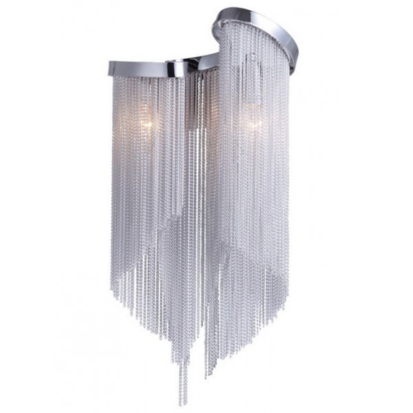 Бра Atlantis Chain Wall Lamp Black White Белый Бра Atlantis Chain Wall Lamp Black White Белый в Костроме | Loft Concept