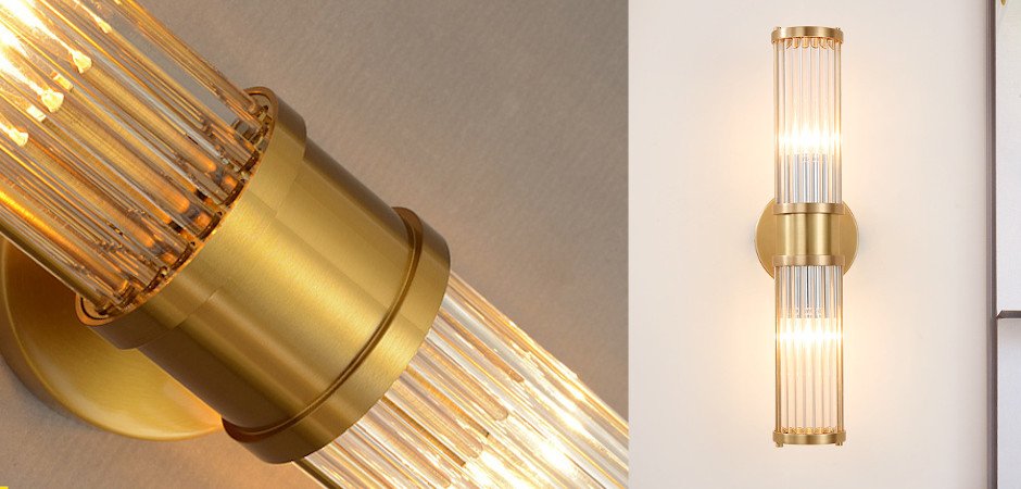 Ralph Lauren Бра Allen Double Light Brass Ralph Lauren Бра Allen Double Light Brass - Loft-Concept в Костроме