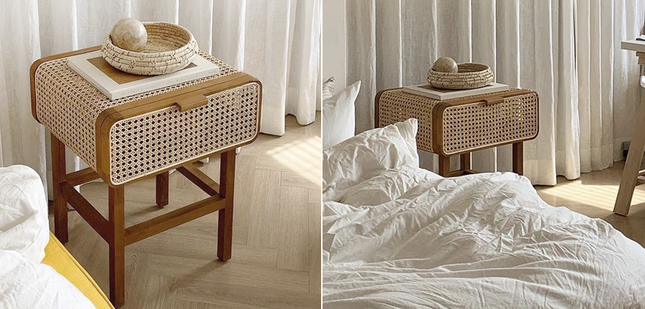 Тумба Rattan Mesh Nightstand - Loft-Concept в Костроме