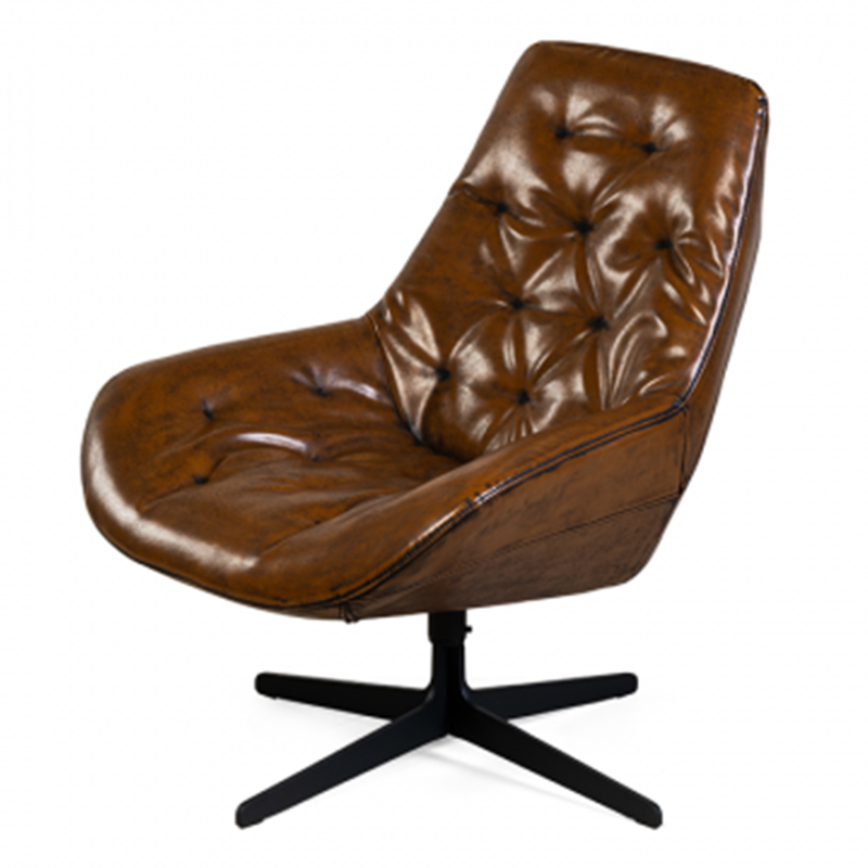 Кресло Meylin Capitone Chair Коричневый Кресло Meylin Capitone Chair Коричневый в Костроме | Loft Concept