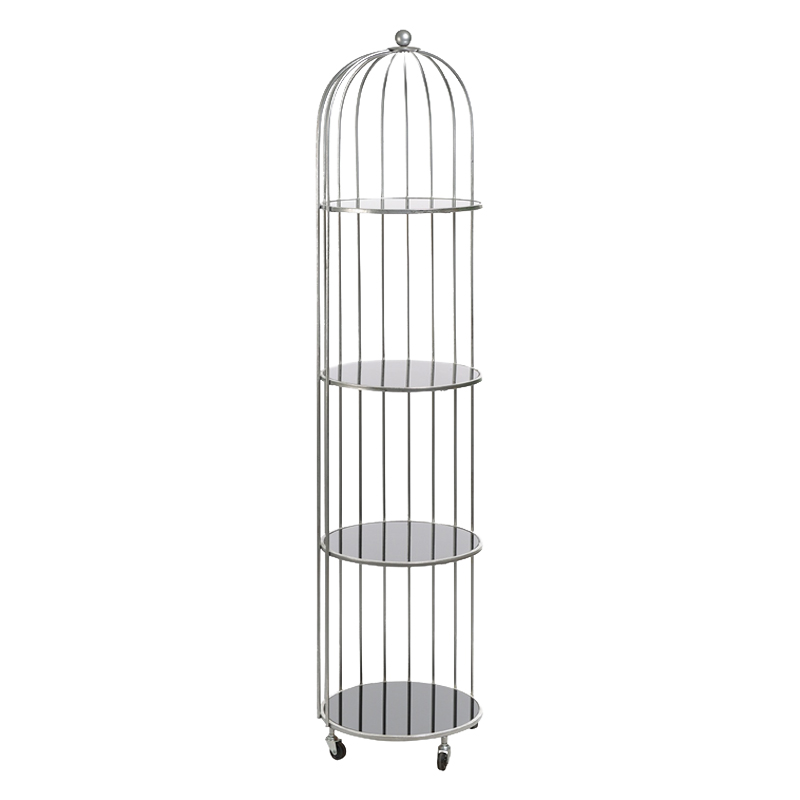 Стеллаж Cage Rack Silver Серебряный Стеллаж Cage Rack Silver Серебряный в Костроме | Loft Concept