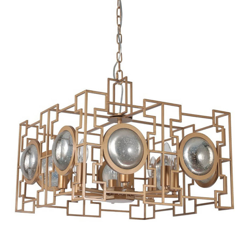 Люстра Ulisses Chandelier Золотой Люстра Ulisses Chandelier Золотой в Костроме | Loft Concept