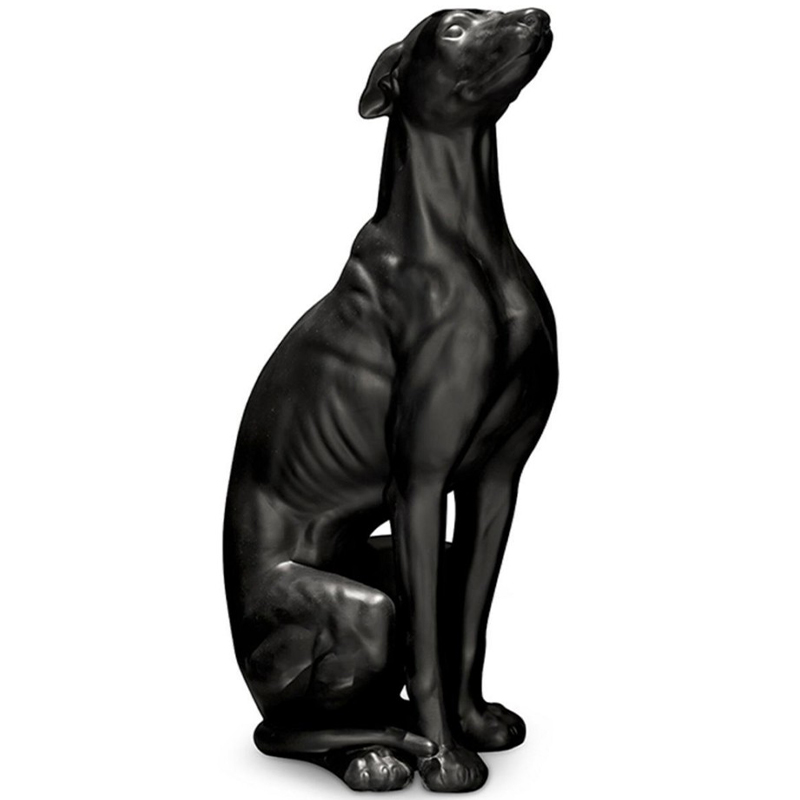 Статуэтка Abhika Greyhound Bisc. Black Черный Статуэтка Abhika Greyhound Bisc. Black Черный в Костроме | Loft Concept