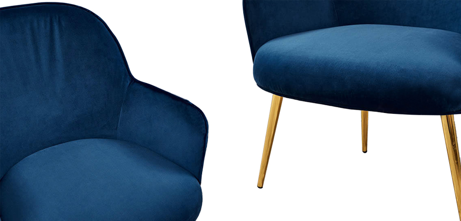Кресло Waldeck Chair Blue Кресло Waldeck Chair Blue - Loft-Concept в Костроме